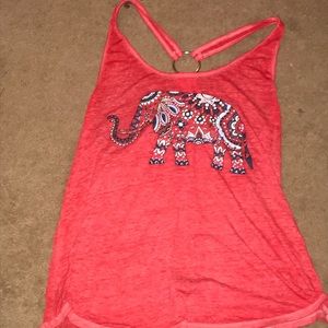 Woman’s elephant tank top